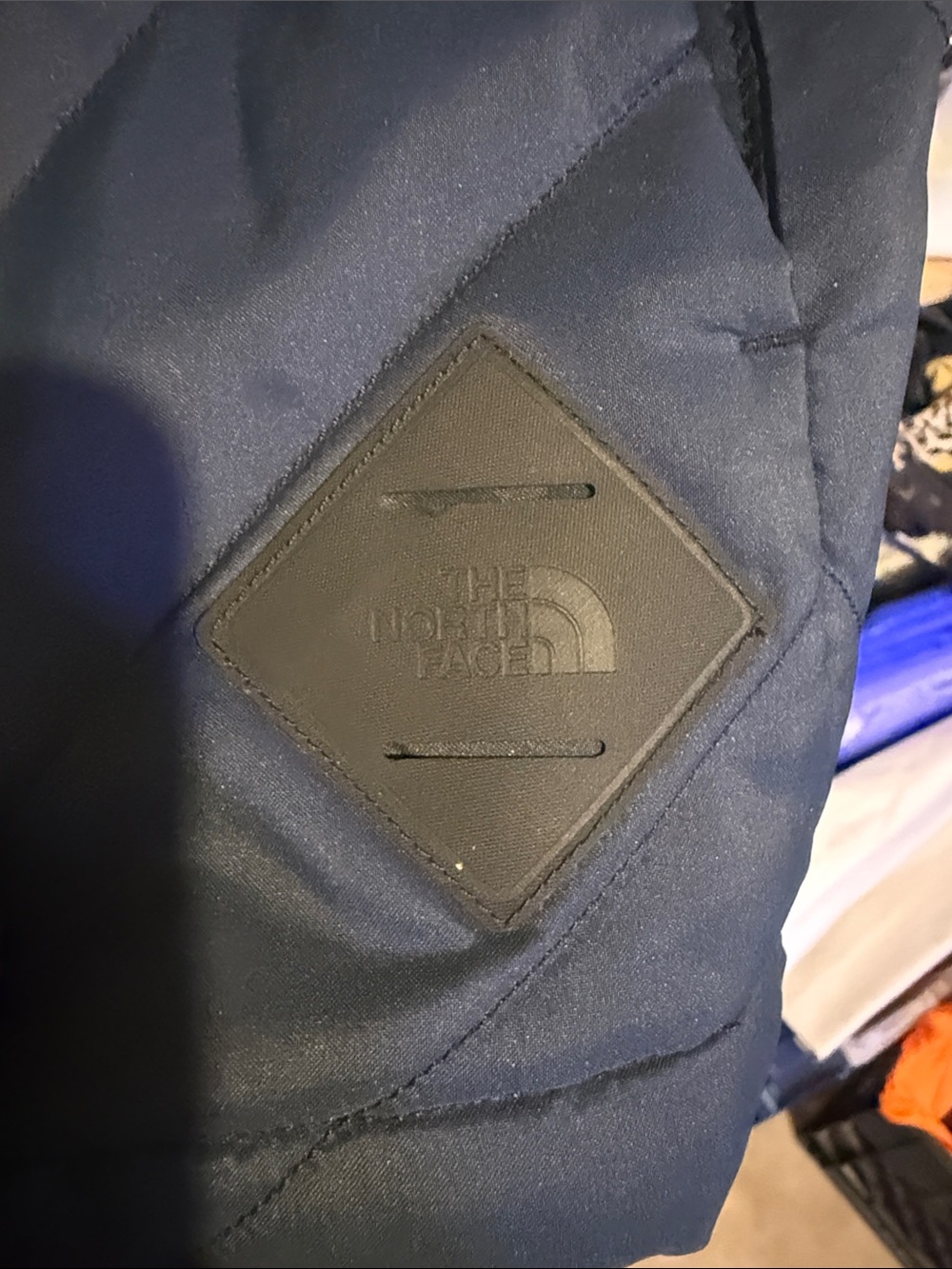 The North Face Navy Quilted Insulated Vest - Picture 3 of 5